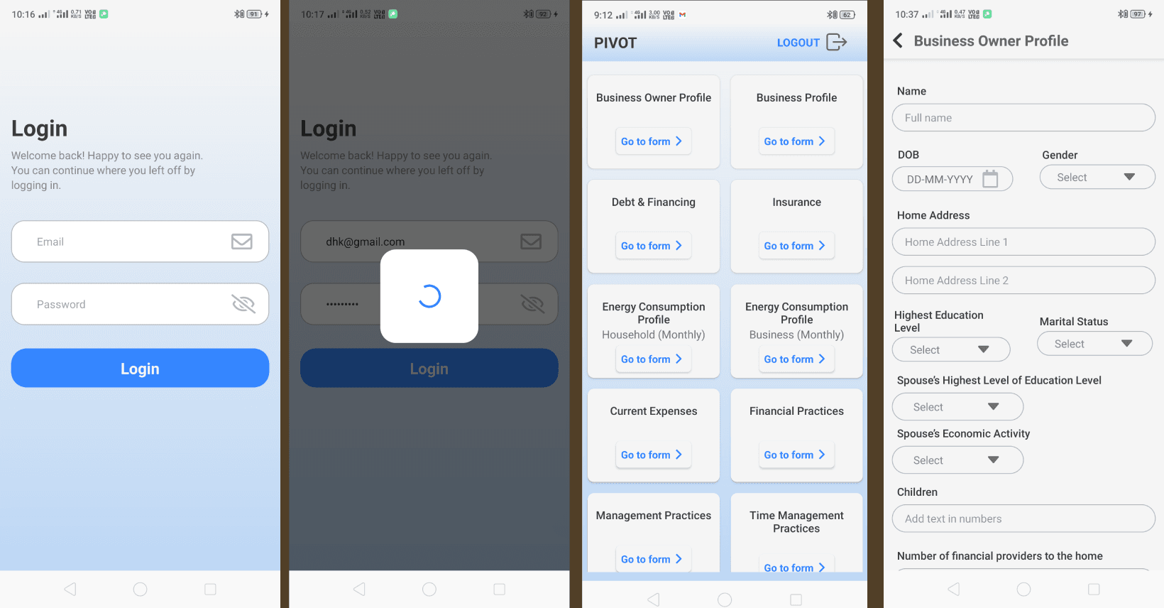User Data Collection App